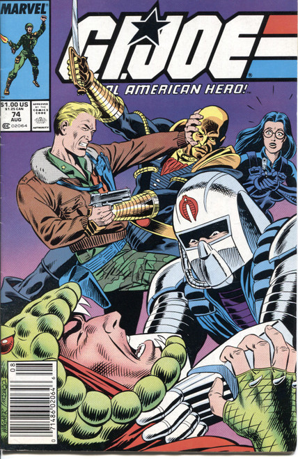 GI Joe ARAH (1982 Series) #74 Newsstand VF 8.0