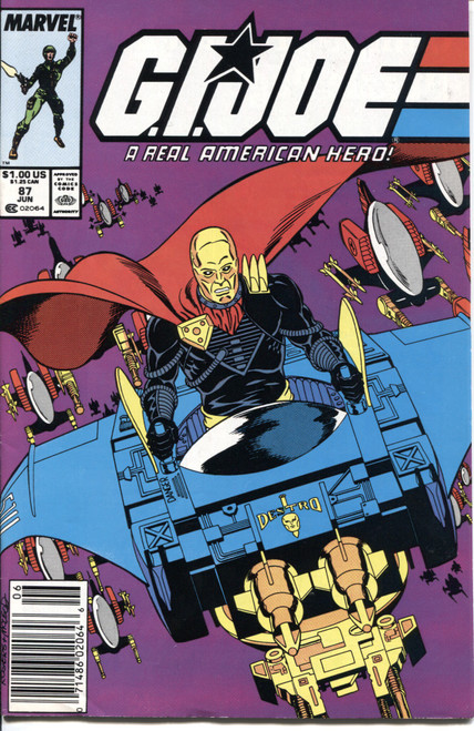 GI Joe ARAH (1982 Series) #87 Newsstand VF+ 8.5