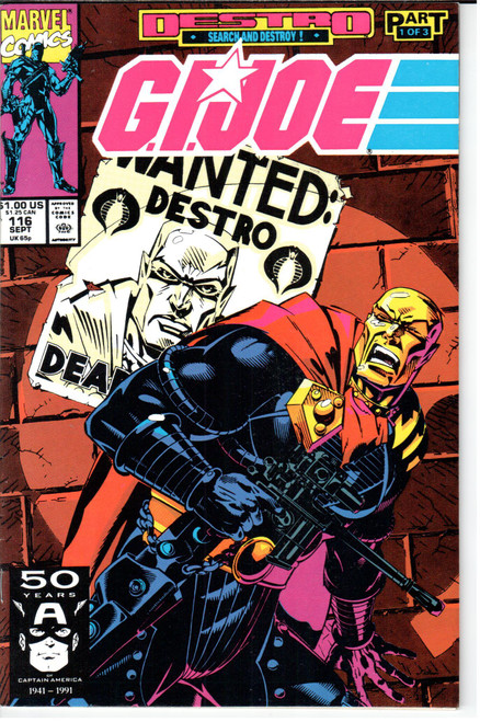 GI Joe ARAH (1982 Series) #116 NM- 9.2