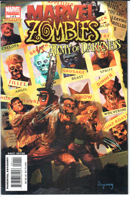 Marvel Zombies Army of Darkness #1 NM- 9.2 Marvel Zombies Army of Darkness #1 NM- 9.2