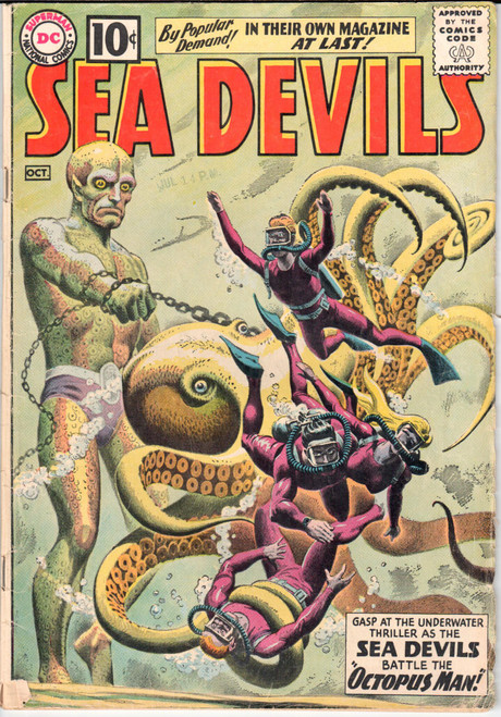 Sea Devils (1961 Series) #1 PR 0.5 Sea Devils (1961 Series) #1 PR 0.5