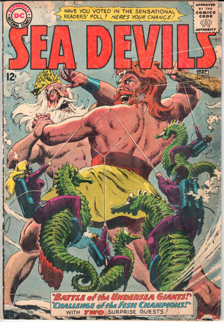 Sea Devils (1961 Series) #14 VG+ 4.5 Sea Devils (1961 Series) #14 VG+ 4.5