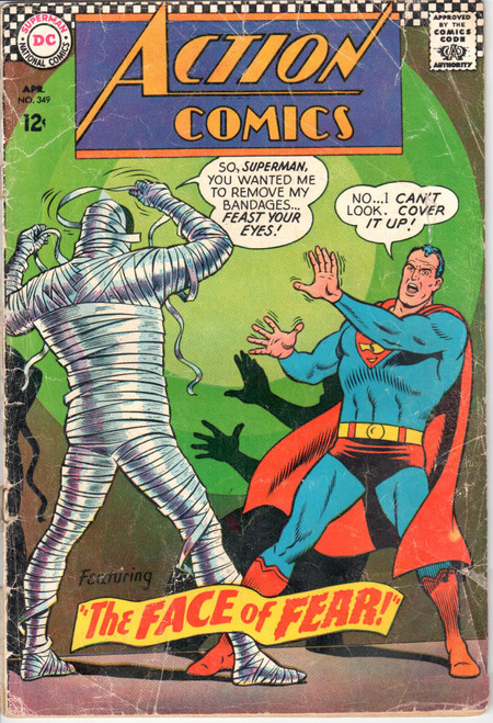Action Comics (1938 Series) #349 GD+ 2.5 Action Comics (1938 Series) #349 GD+ 2.5