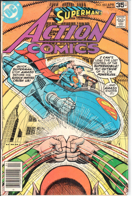 Action Comics (1938 Series) #482 Newsstand VG+ 4.5 Action Comics (1938 Series) #482 Newsstand VG+ 4.5