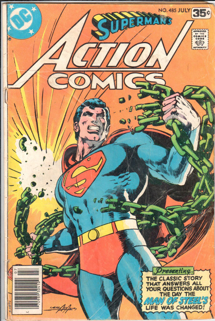 Action Comics (1938 Series) #485 VG- 3.5 Action Comics (1938 Series) #485 VG- 3.5