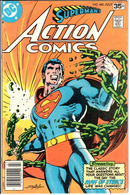 Action Comics (1938 Series) #485 Newsstand FN 6.0 Action Comics (1938 Series) #485 Newsstand FN 6.0