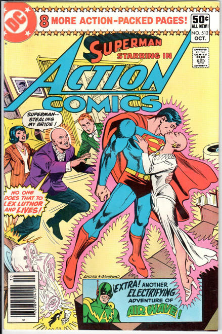 Action Comics (1938 Series) #512 VF/NM 9.0 Action Comics (1938 Series) #512 VF/NM 9.0