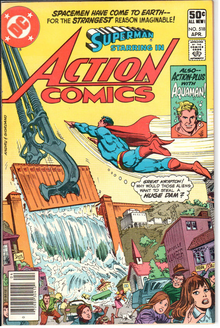 Action Comics (1938 Series) #518 Newsstand VF- 7.5 Action Comics (1938 Series) #518 Newsstand VF- 7.5