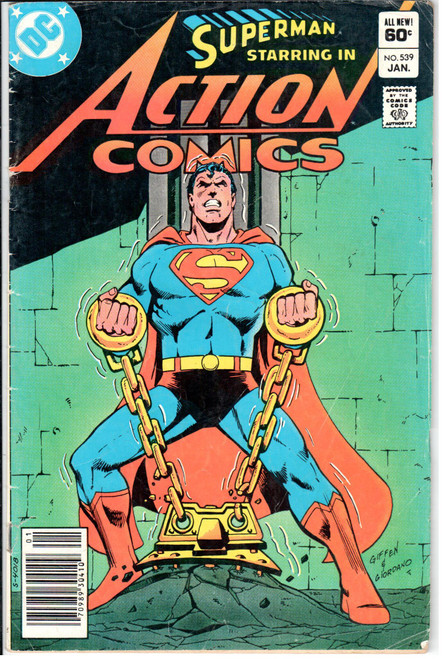 Action Comics (1938 Series) #539 Newsstand VG+ 4.5 Action Comics (1938 Series) #539 Newsstand VG+ 4.5