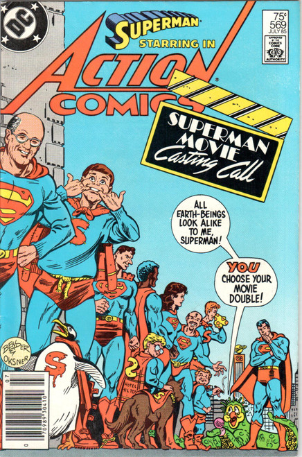 Action Comics (1938 Series) #569 VF 8.0 Action Comics (1938 Series) #569 VF 8.0