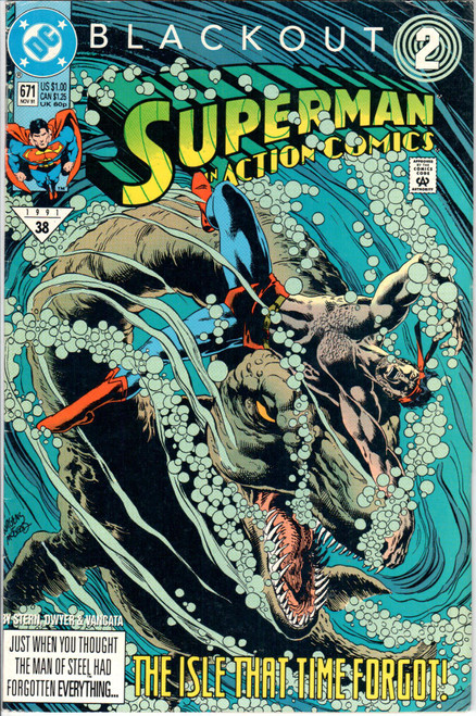 Action Comics (1938 Series) #671 VF 8.0 Action Comics (1938 Series) #671 VF 8.0