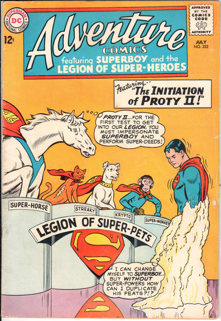 Adventure Comics (1938 Series) #322 NM- 9.2