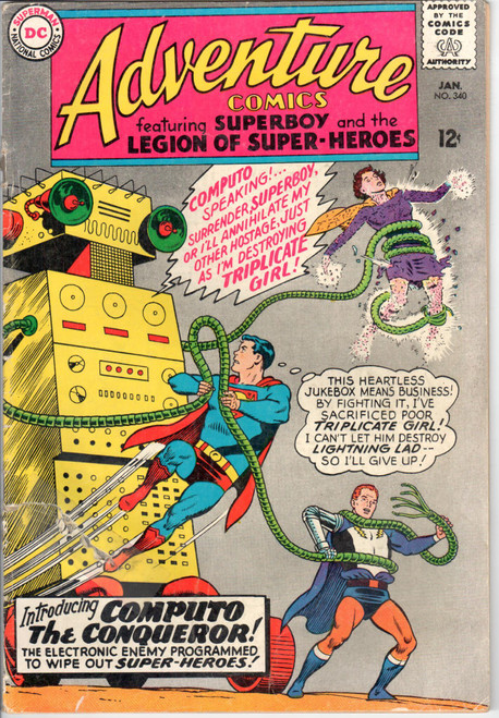 Adventure Comics (1938 Series) #340 GD 2.0 Adventure Comics (1938 Series) #340 GD 2.0