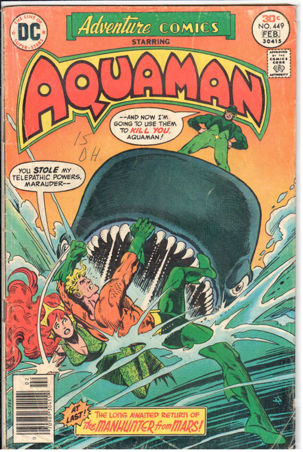 Adventure Comics (1938 Series) #449 Newsstand VG- 3.5 Adventure Comics (1938 Series) #449 Newsstand VG- 3.5