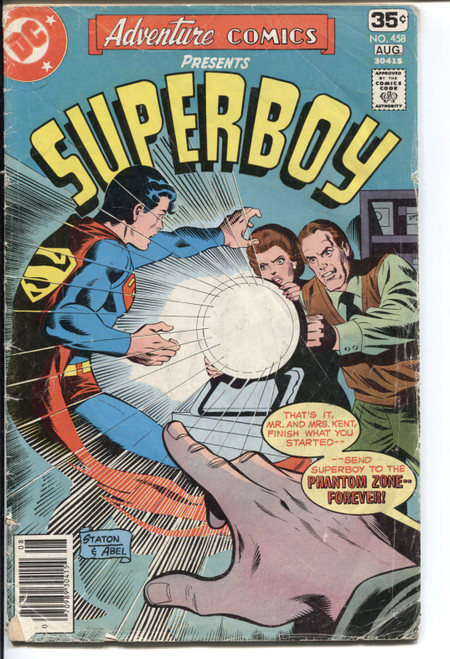 Adventure Comics (1938 Series) #458 Newsstand GD+ 2.5 Adventure Comics (1938 Series) #458 Newsstand GD+ 2.5