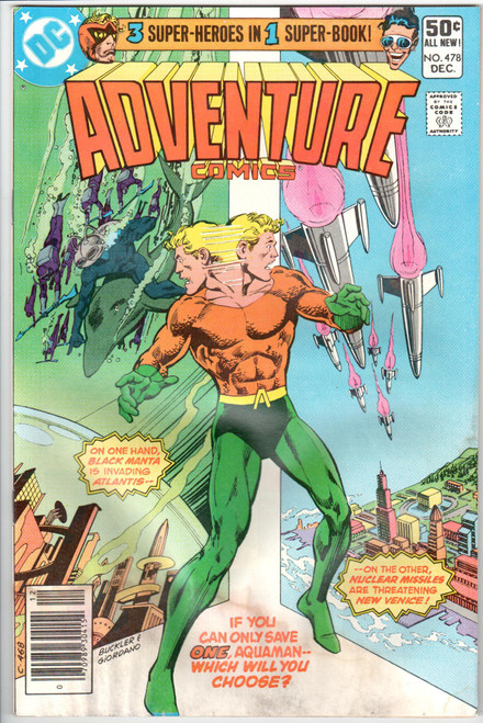 Adventure Comics (1938 Series) #478 FR 1.0 Adventure Comics (1938 Series) #478 FR 1.0