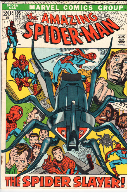 Amazing Spider-Man (1963 Series) #105 FN/VF 7.0 Amazing Spider-Man (1963 Series) #105 FN/VF 7.0
