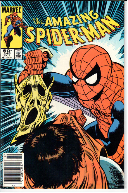 Amazing Spider-Man (1963 Series) #245 Newsstand VF 8.0 Amazing Spider-Man (1963 Series) #245 Newsstand VF 8.0