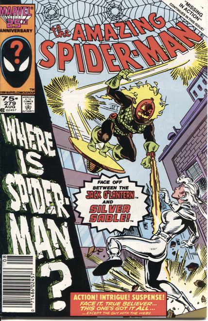 Amazing Spider-Man (1963 Series) #279 Newsstand NM- 9.2 Amazing Spider-Man (1963 Series) #279 Newsstand NM- 9.2