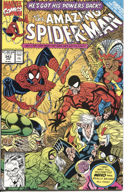 Amazing Spider-Man (1963 Series) #343 NM- 9.2 Amazing Spider-Man (1963 Series) #343 NM- 9.2