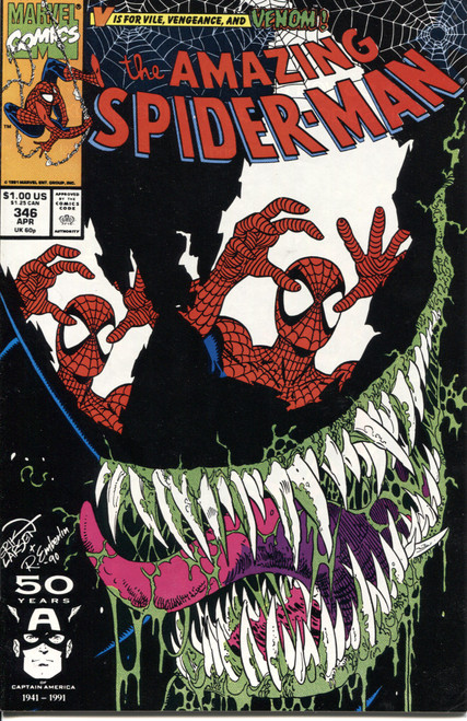 Amazing Spider-Man (1963 Series) #346 VF 8.0 Amazing Spider-Man (1963 Series) #346 VF 8.0