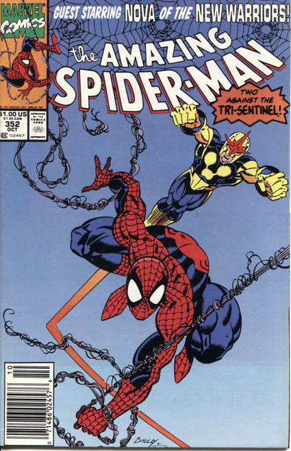 Amazing Spider-Man (1963 Series) #352 Newsstand NM- 9.2