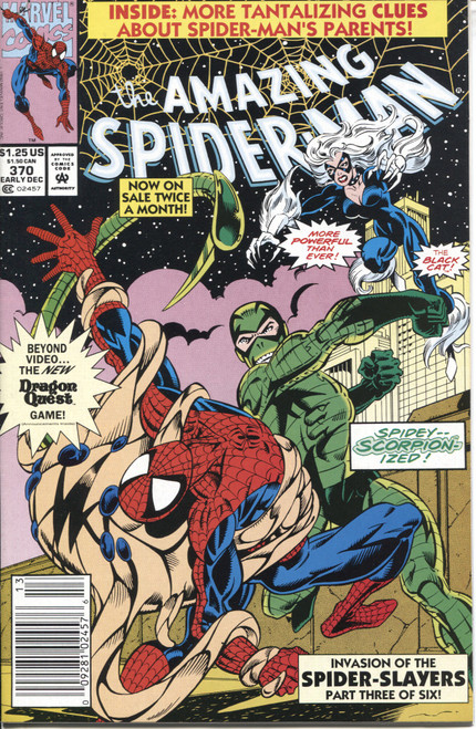 Amazing Spider-Man (1963 Series) #370 Newsstand NM- 9.2
