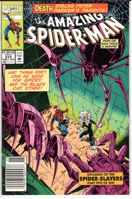 Amazing Spider-Man (1963 Series) #372 Newsstand NM- 9.2