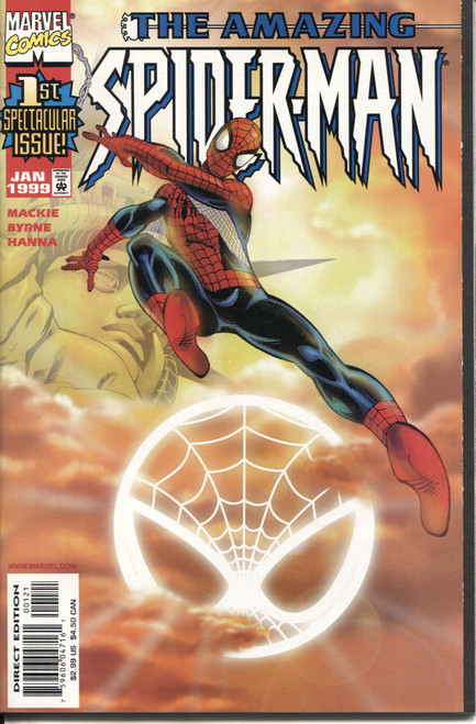 Amazing Spider-Man (1999 Series) #1B #442 NM- 9.2 Amazing Spider-Man (1999 Series) #1B #442 NM- 9.2