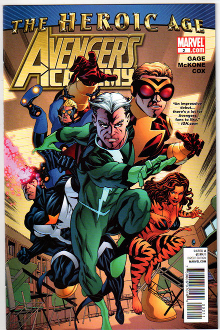 Avengers Academy (2010 Series) #2 NM- 9.2 Avengers Academy (2010 Series) #2 NM- 9.2