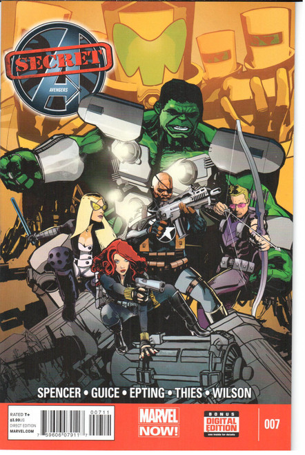Secret Avengers (2013 Series) #7 NM- 9.2 Secret Avengers (2013 Series) #7 NM- 9.2