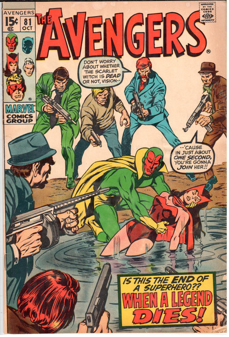 The Avengers (1963 Series) #81 VG+ 4.5