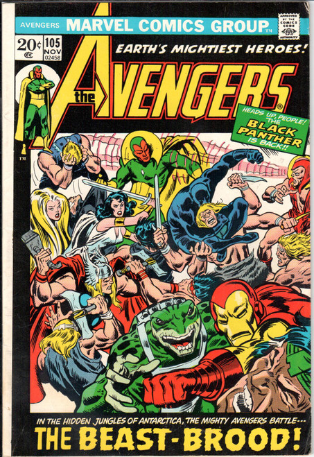 The Avengers (1963 Series) #105 FN+ 6.5
