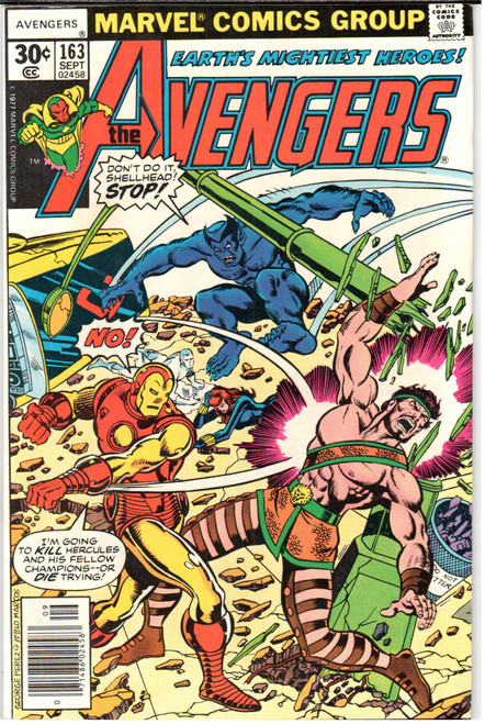 The Avengers (1963 Series) #163 Newsstand VF/NM 9.0 The Avengers (1963 Series) #163 Newsstand VF/NM 9.0