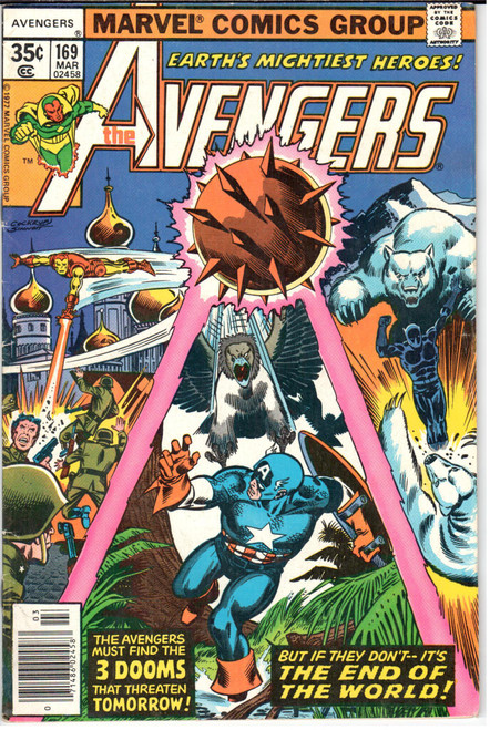 The Avengers (1963 Series) #169 Newsstand VG/FN 5.0 The Avengers (1963 Series) #169 Newsstand VG/FN 5.0