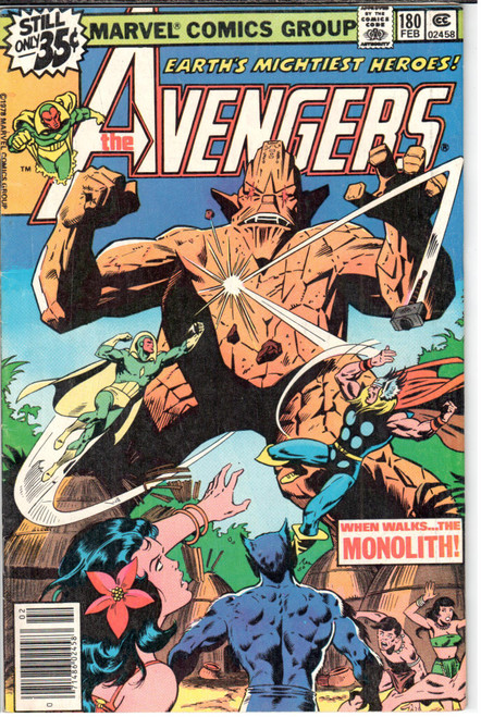 The Avengers (1963 Series) #180 Newsstand FN+ 6.5 The Avengers (1963 Series) #180 Newsstand FN+ 6.5
