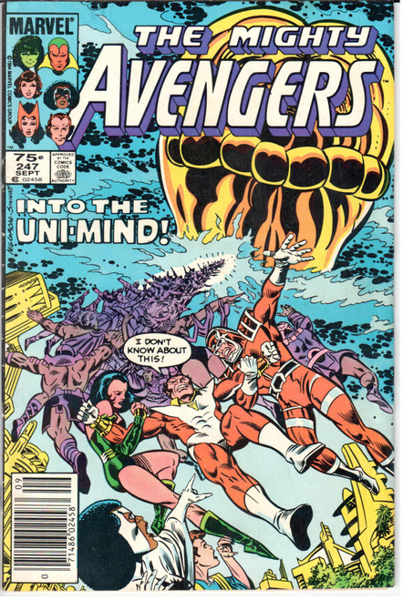 The Avengers (1963 Series) #247 Newsstand VF- 7.5