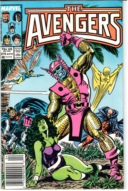 The Avengers (1963 Series) #278 Newsstand VF+ 8.5 The Avengers (1963 Series) #278 Newsstand VF+ 8.5