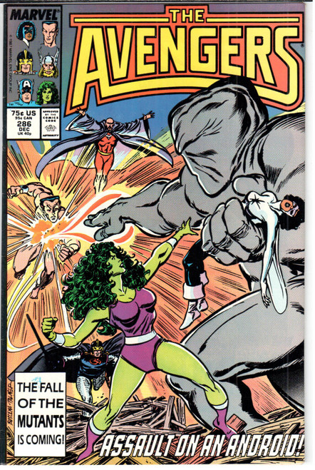 The Avengers (1963 Series) #286 VF/NM 9.0 The Avengers (1963 Series) #286 VF/NM 9.0