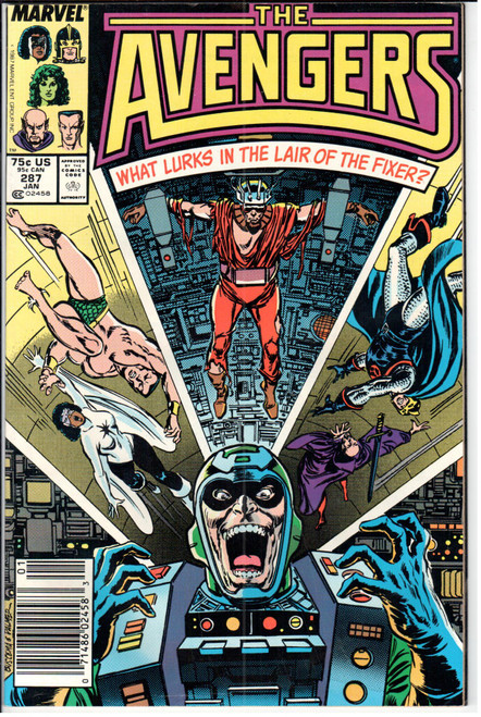 The Avengers (1963 Series) #287 Newsstand NM- 9.2