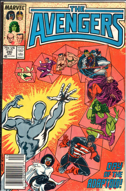 The Avengers (1963 Series) #290 Newsstand FN- 5.5