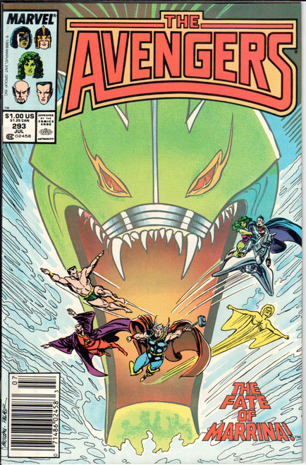 The Avengers (1963 Series) #293 Newsstand VF+ 8.5