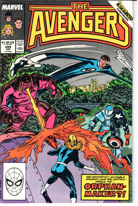 The Avengers (1963 Series) #299 VF/NM 9.0 The Avengers (1963 Series) #299 VF/NM 9.0