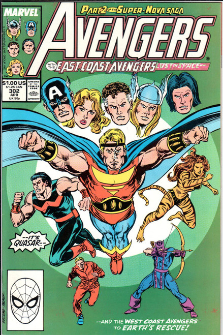 The Avengers (1963 Series) #302 VF+ 8.5 The Avengers (1963 Series) #302 VF+ 8.5