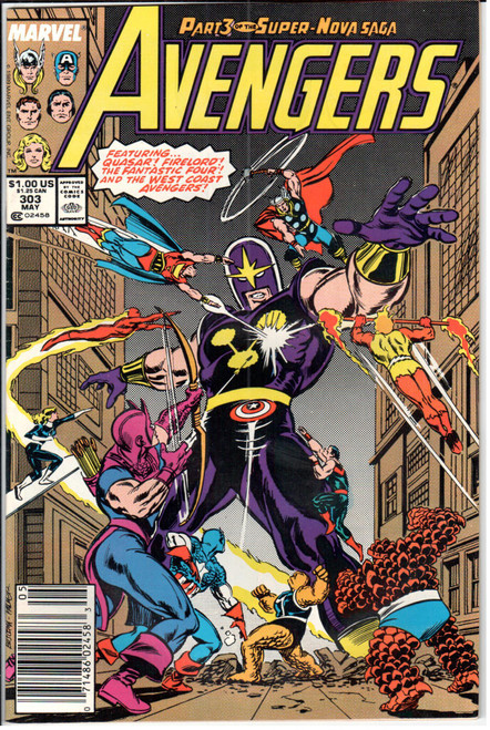 The Avengers (1963 Series) #303 Newsstand VF+ 8.5 The Avengers (1963 Series) #303 Newsstand VF+ 8.5