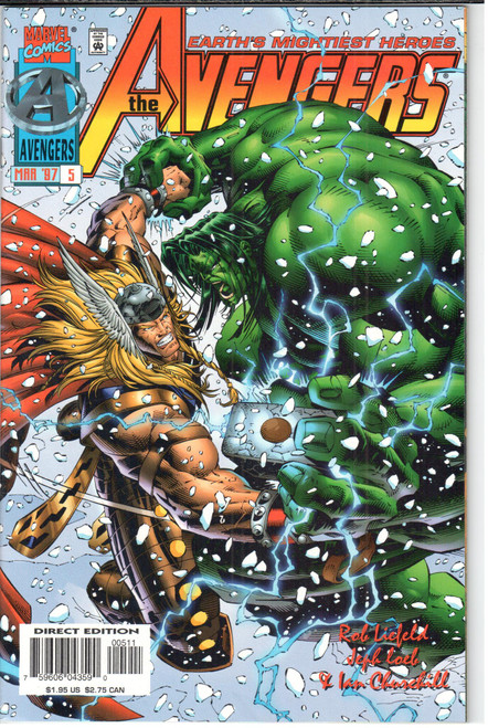 Avengers (1996 Series) #5B #407 NM- 9.2