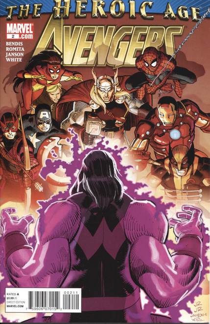 The Avengers (2010 Series) #2 NM- 9.2 The Avengers (2010 Series) #2 NM- 9.2