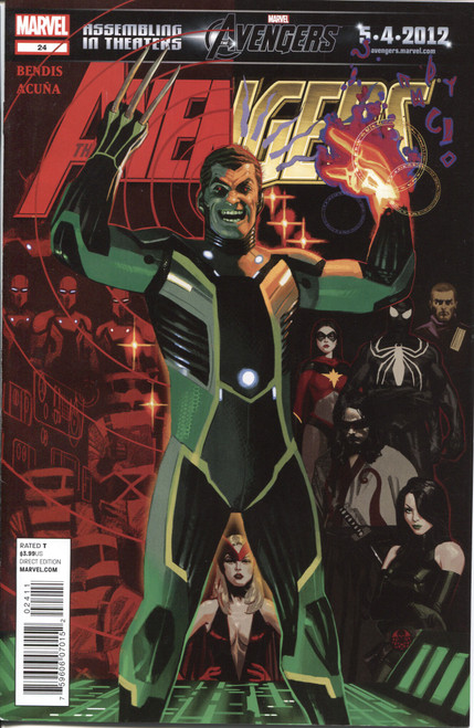 The Avengers (2010 Series) #24 NM- 9.2 The Avengers (2010 Series) #24 NM- 9.2