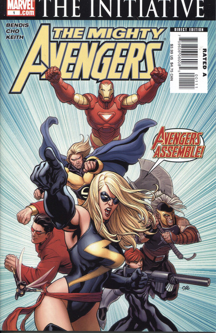 The Mighty Avengers (2007 Series) #1 2nd Print NM- 9.2