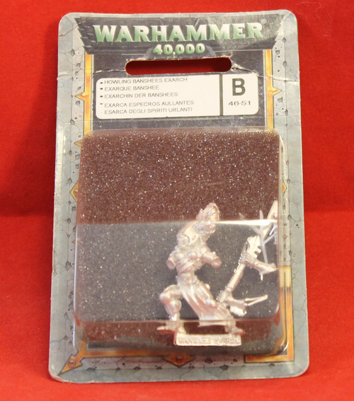 Warhammer 40K-Eldar-B4651 Banshees Exarch - X1 Metal - Lot 102